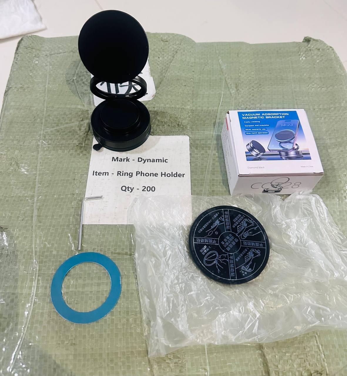 Vacuum absorption magnetic mobile Phone holder